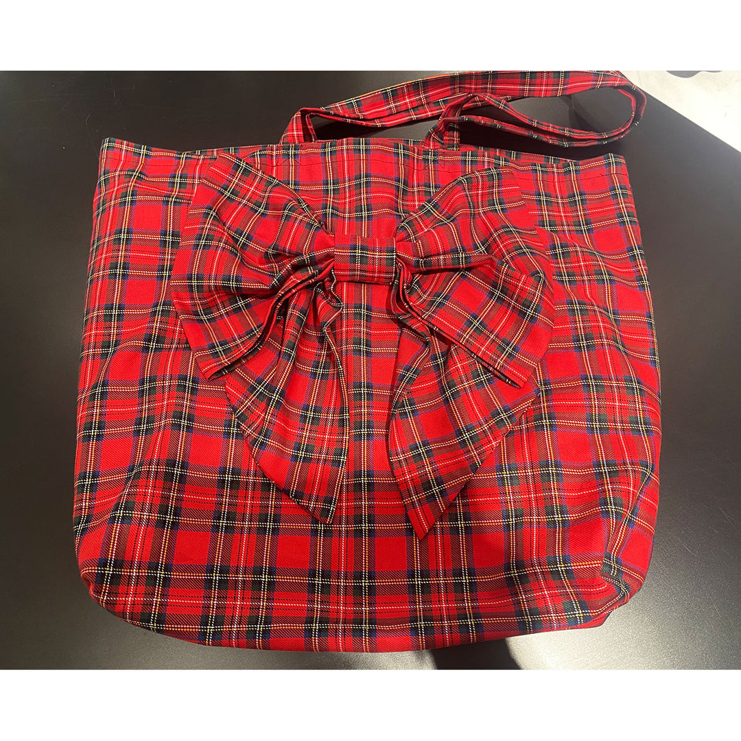 Front Ribbon Tote Bag (Big)