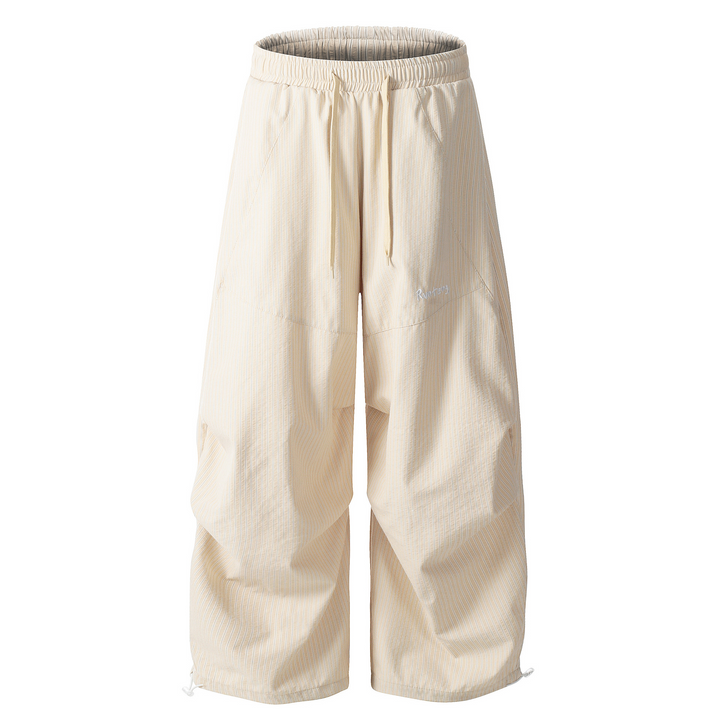 Loose Casual Stripe Long Pants