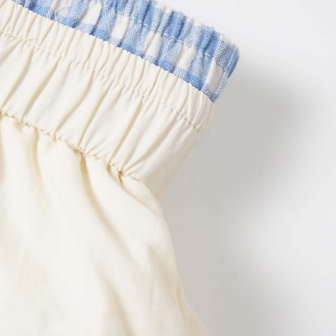 Layered design mini skirt