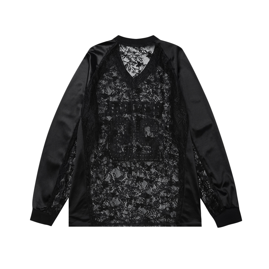 Lace Numbering Long Sleeve Tee