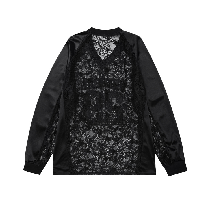 Lace Numbering Long Sleeve Tee