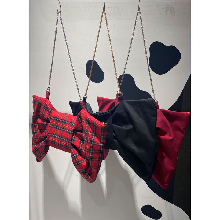 Big Ribbon Chain Shoulder Bag