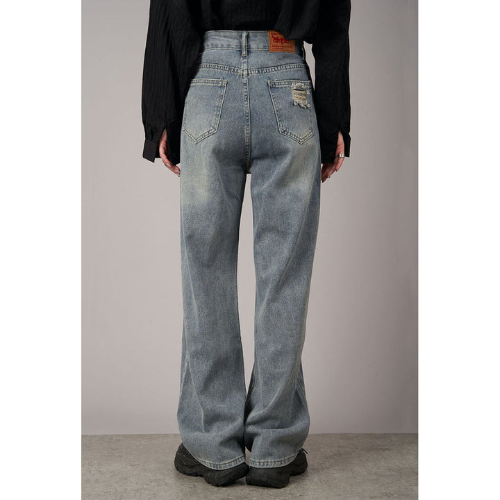 Cut Off Damage Denim Jeans