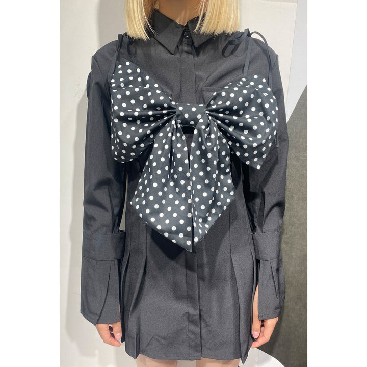 Front Ribbon Bustier (Dot)