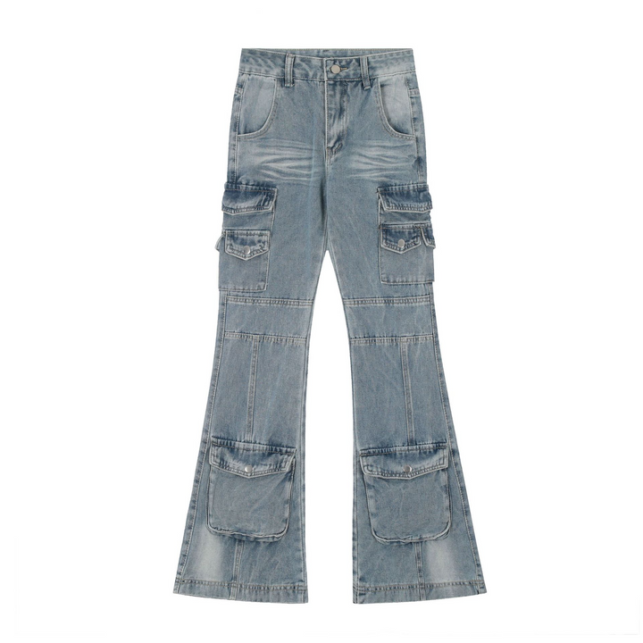Pocket Washed Slim Jeans