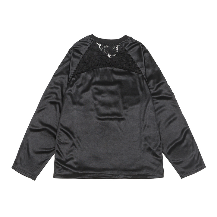 Lace Logo Long Sleeve T-shirt