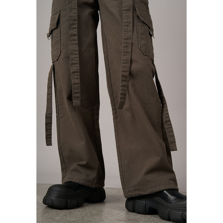 Cross Belt Cargo Pants