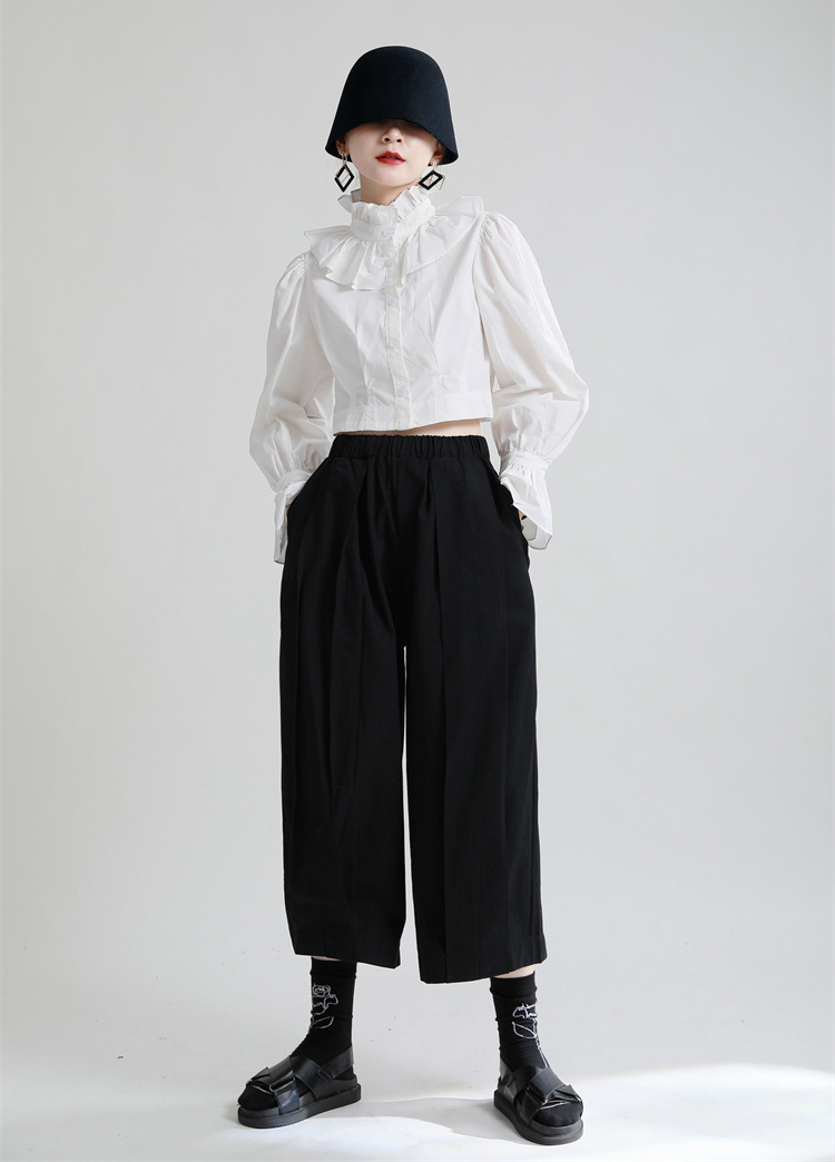 Tuck Wide Pants