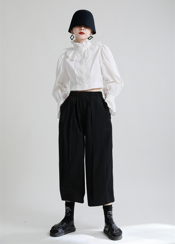 Tuck Wide Pants