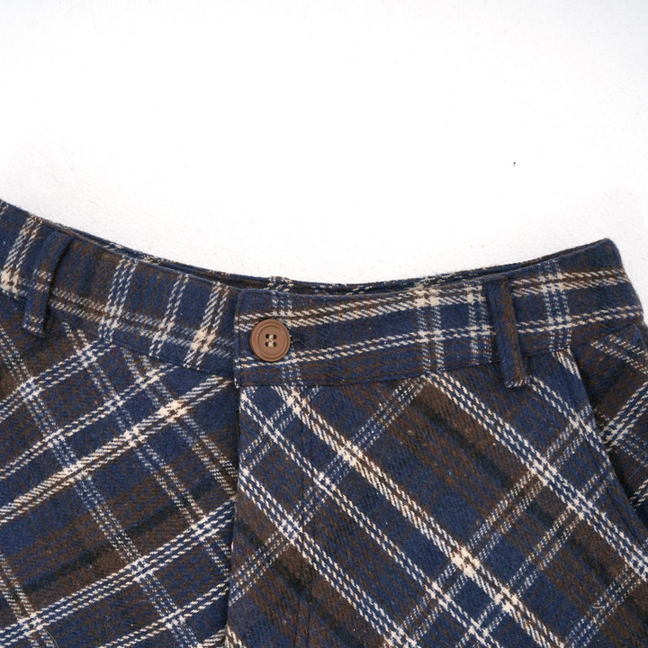 Diagonal Check Pants