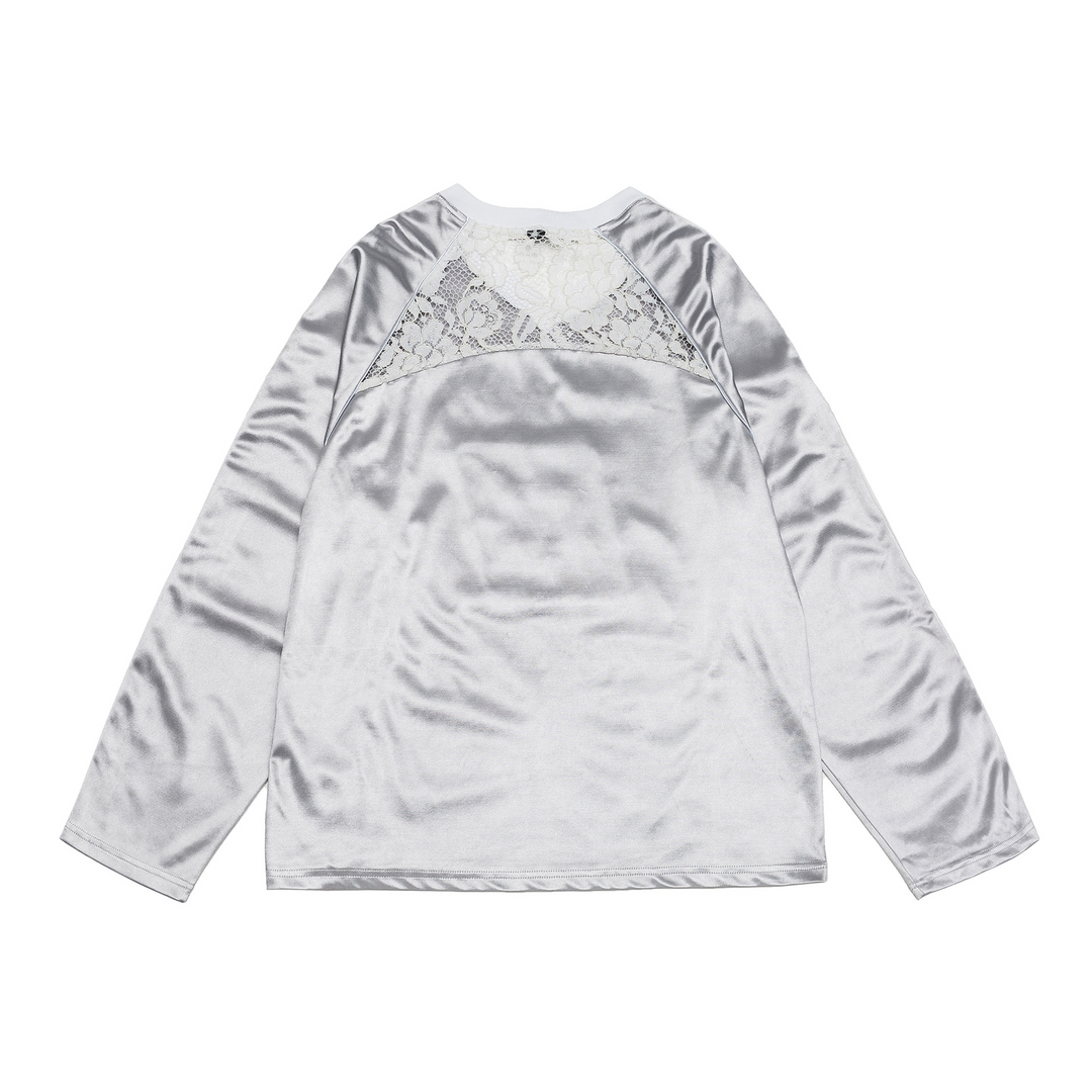 Lace Logo Long Sleeve T-shirt