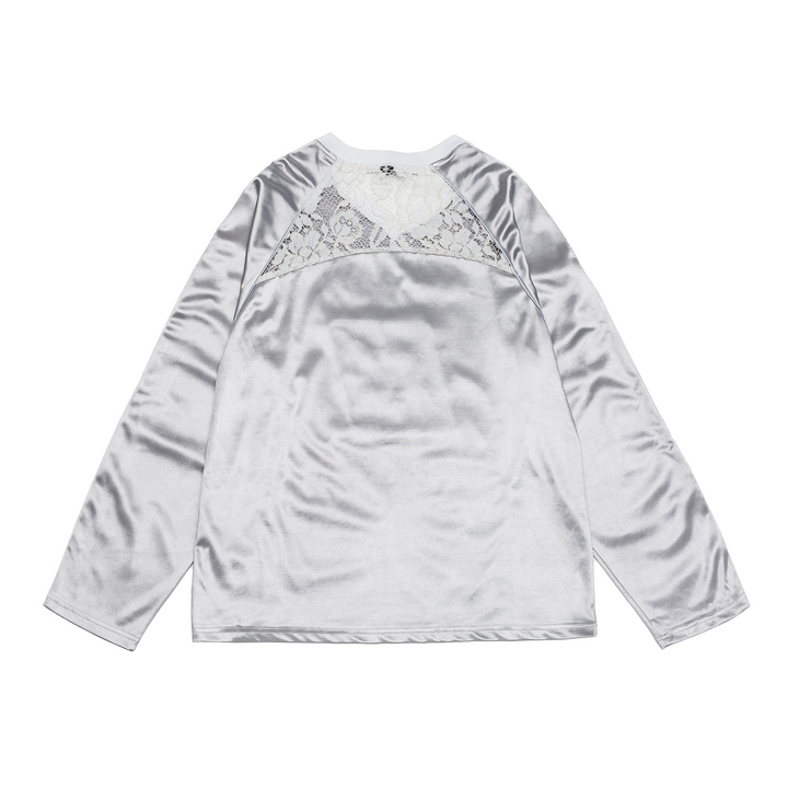 Lace Logo Long Sleeve T-shirt