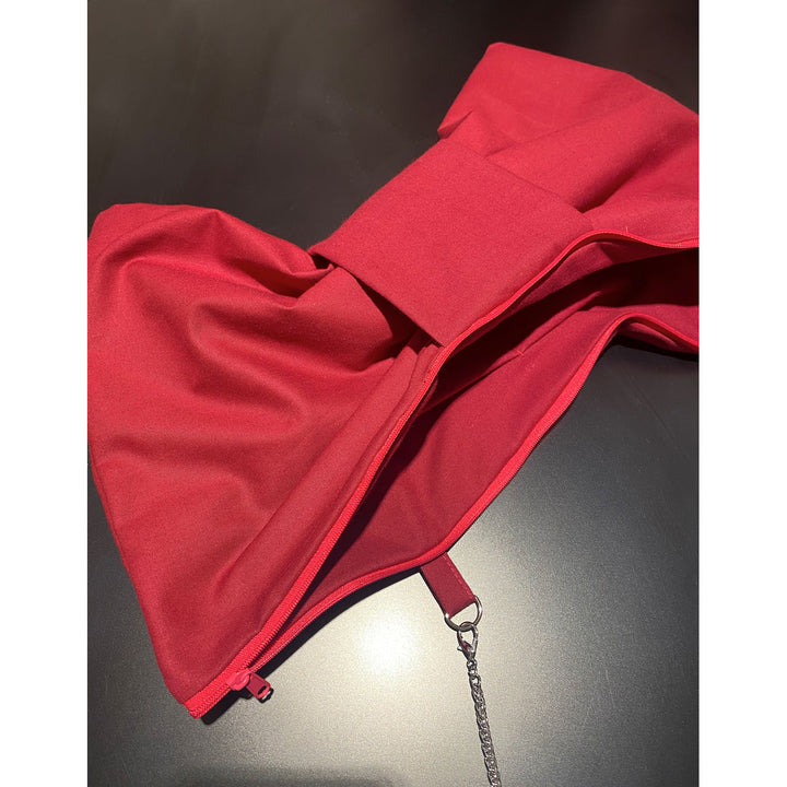 Big Ribbon Chain Shoulder Bag