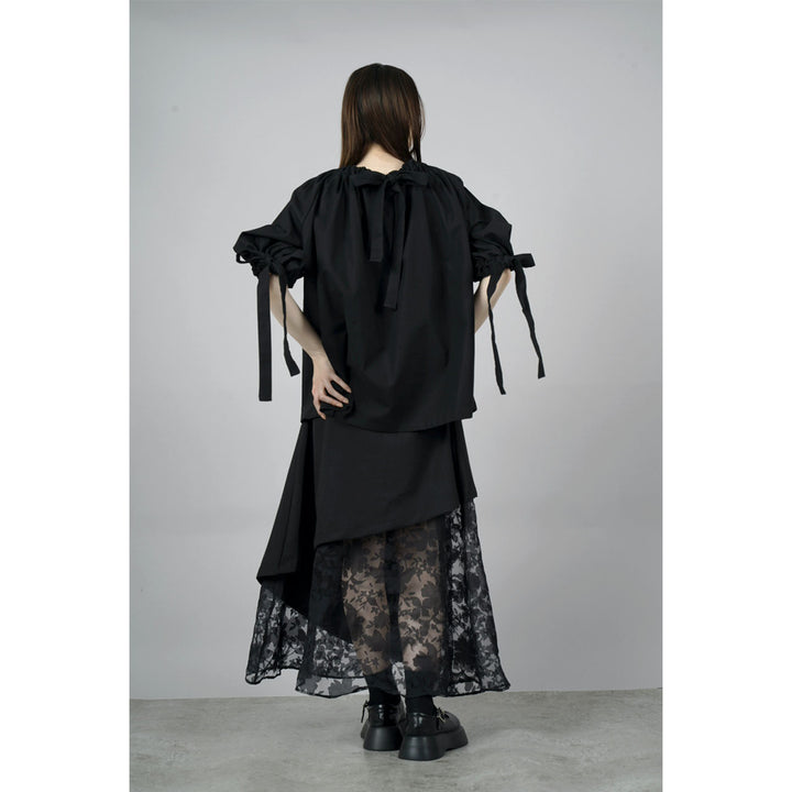 Gathered Shirring Blouse