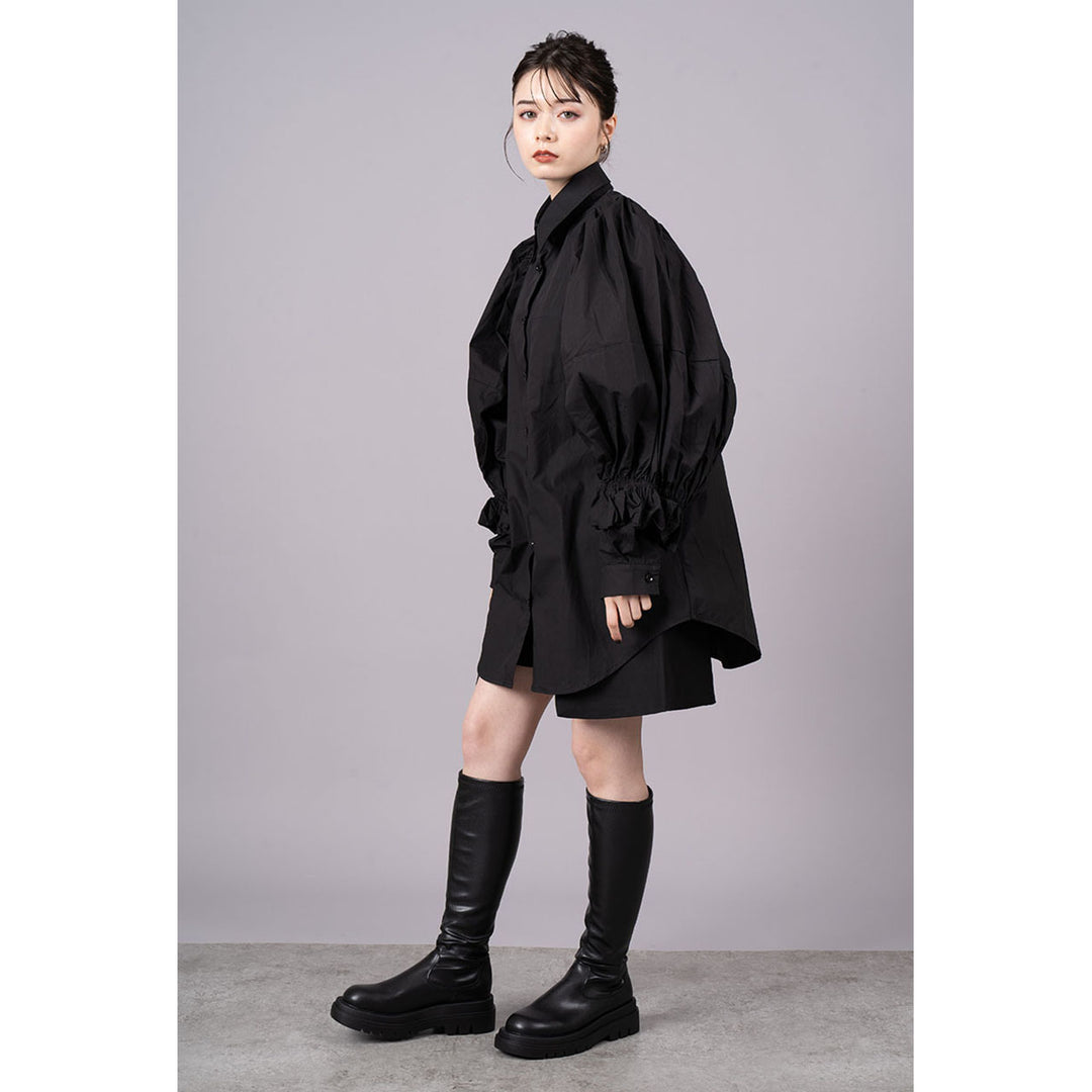 Tuck Sleeve Long Shirt