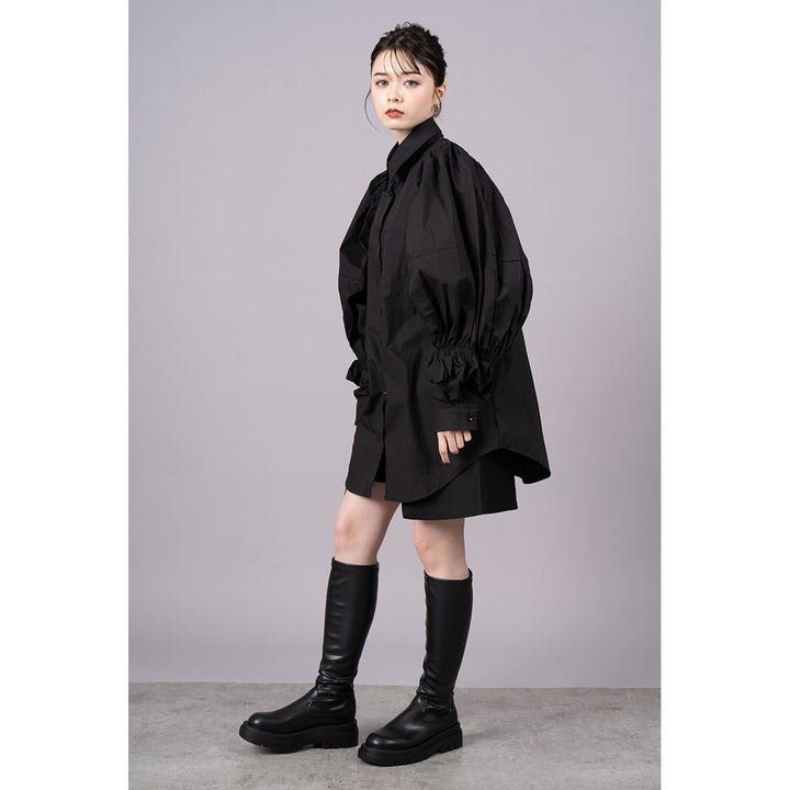 Tuck Sleeve Long Shirt