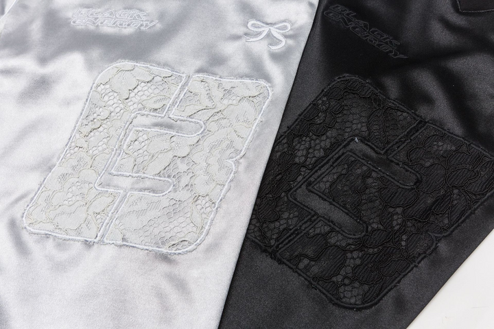 Lace Logo Long Sleeve T-shirt