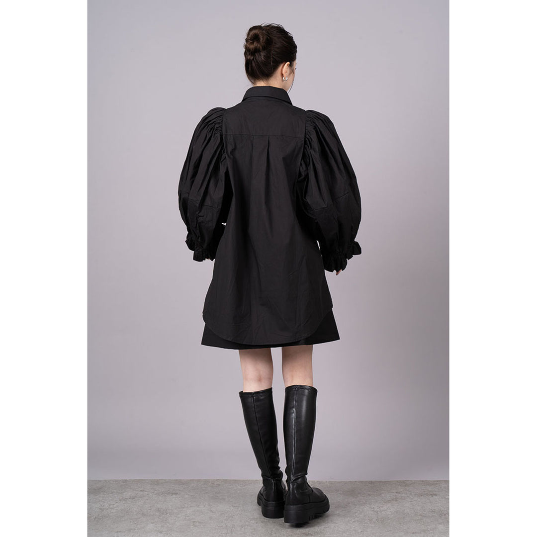 Tuck Sleeve Long Shirt