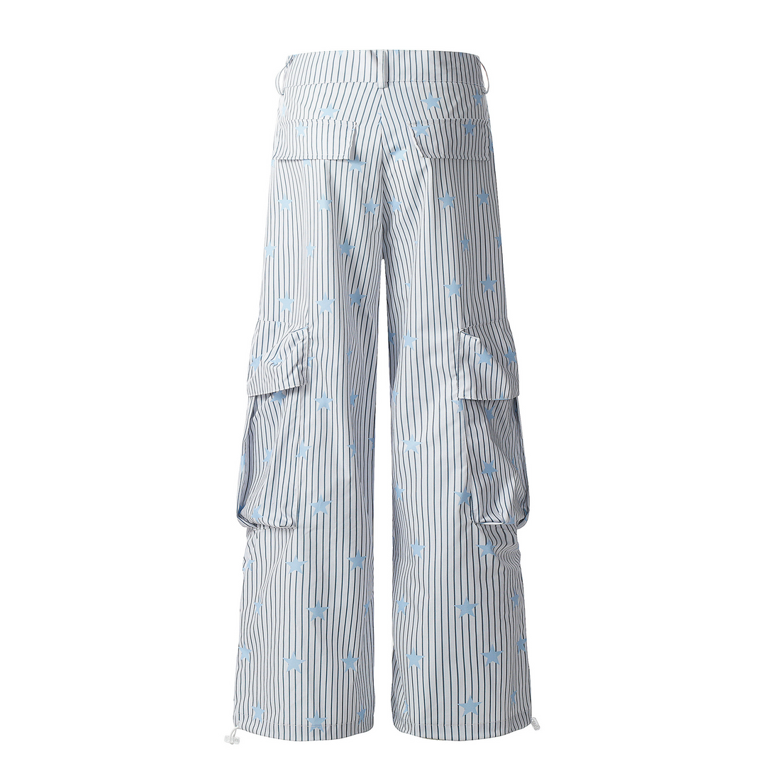 Striped Star Cargo Pants