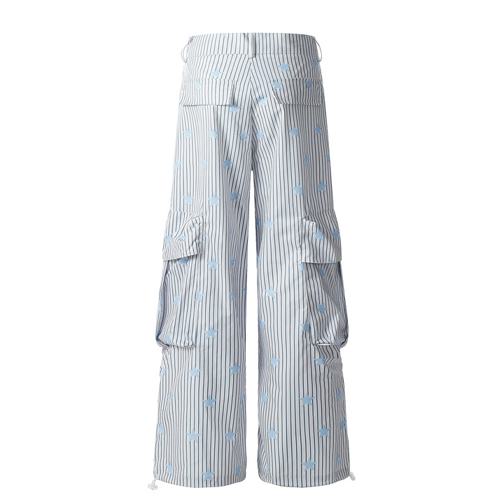 Striped Star Cargo Pants