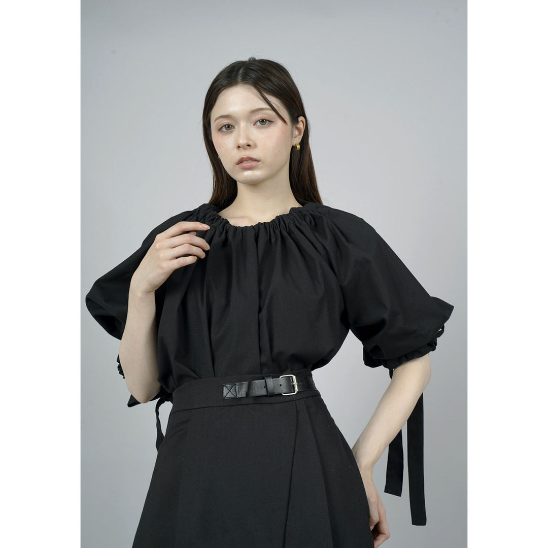 Gathered Shirring Blouse