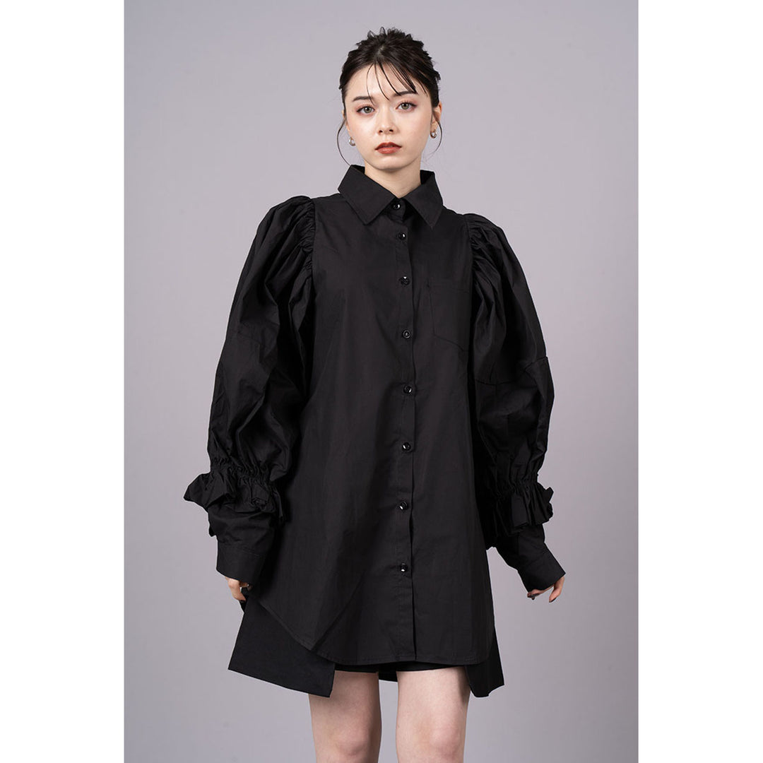 Tuck Sleeve Long Shirt