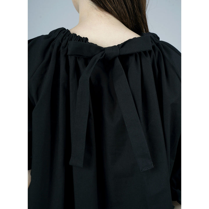 Gathered Shirring Long Onepiece