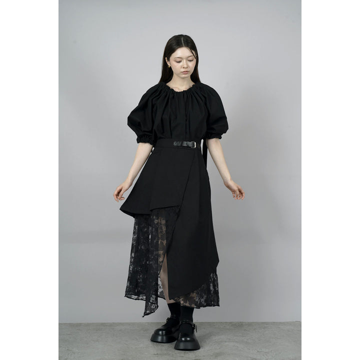 Gathered Shirring Blouse