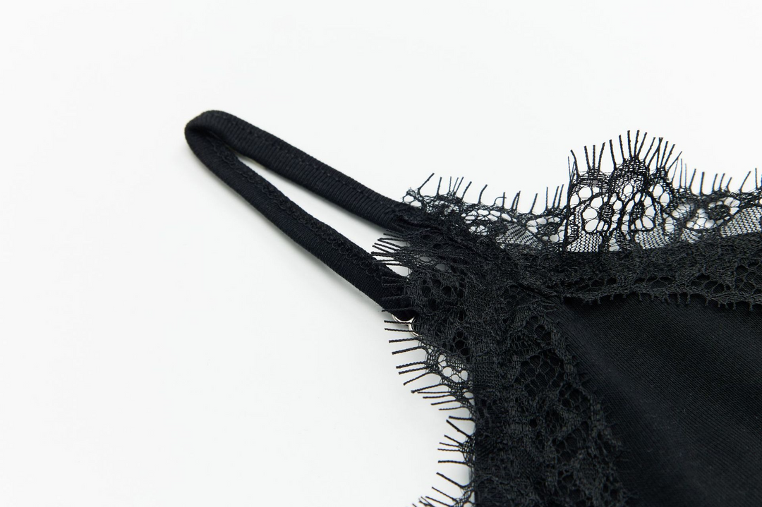 Lace Side Ribbon Camisole