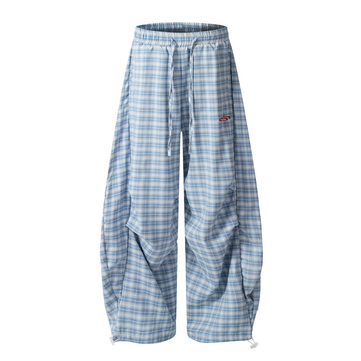 Casual Check Cargo Pants