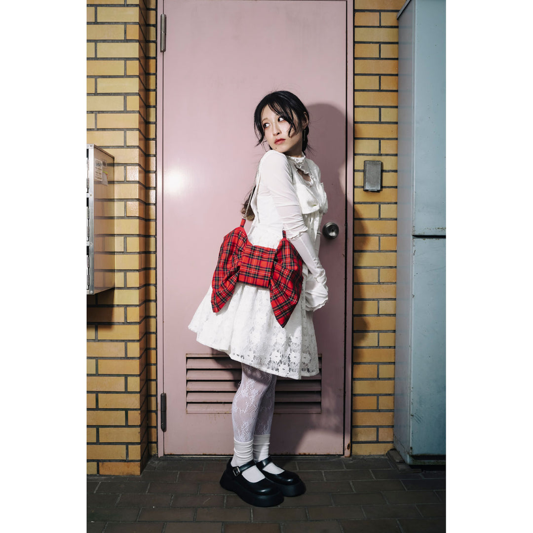 Big Ribbon Chain Shoulder Bag