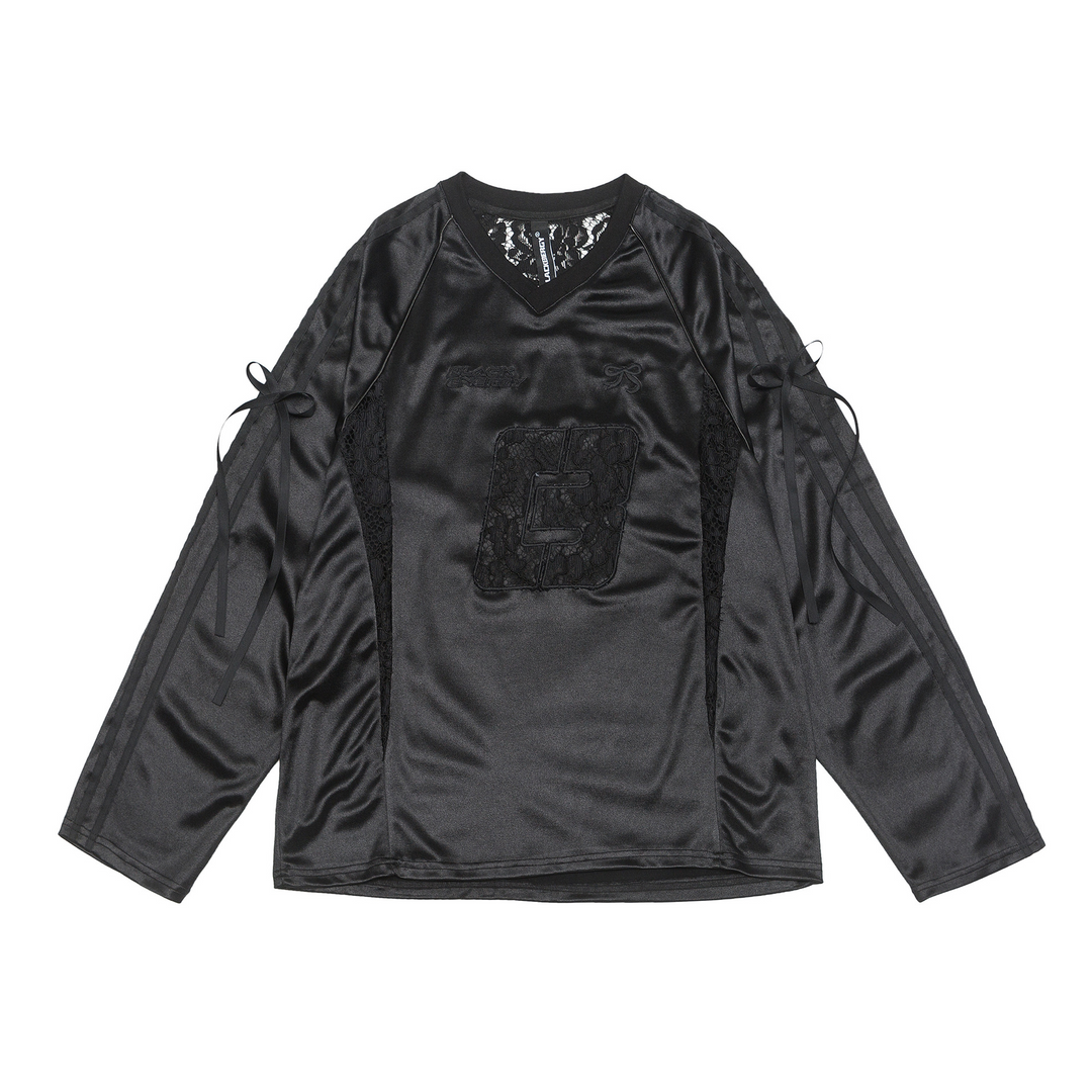 Lace Logo Long Sleeve T-shirt