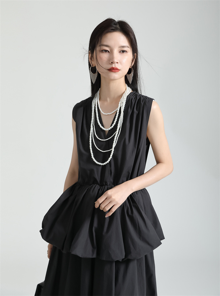 Balloon Tiered Gathered Onepiece