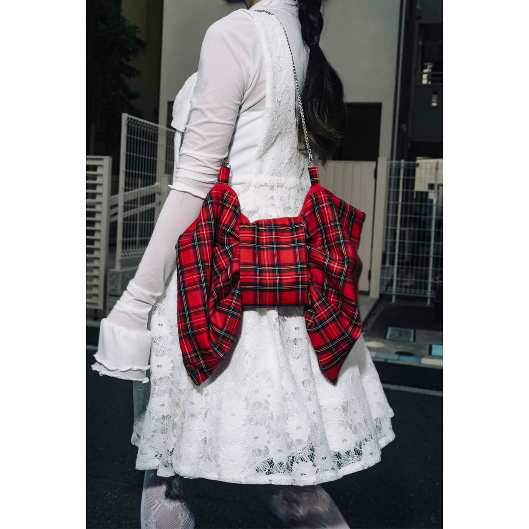 Big Ribbon Chain Shoulder Bag