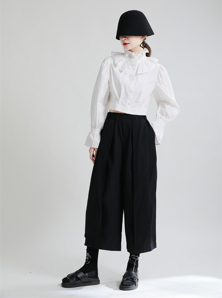Tuck Wide Pants