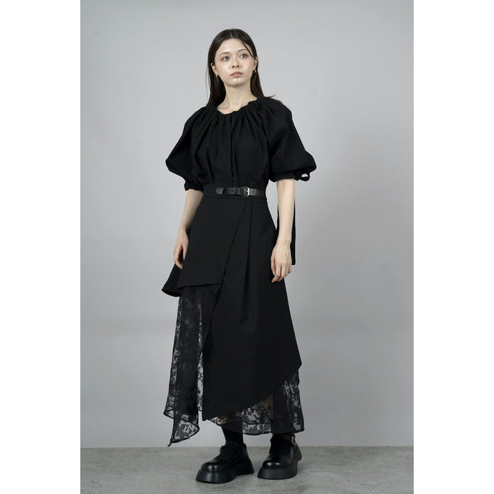 Gathered Shirring Blouse