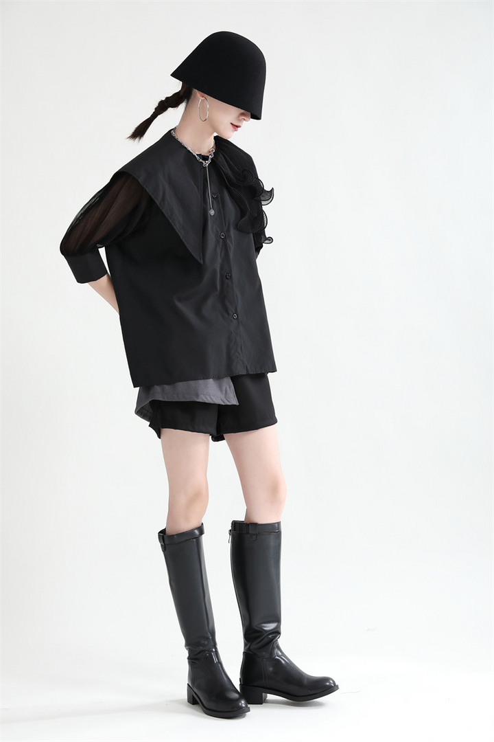 Organdie Short Sleeve Shirt