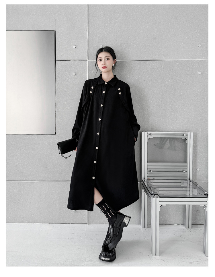 French style button one-piece