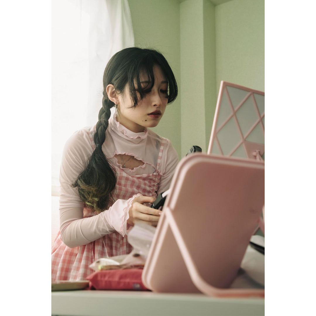 Shirring Tuck Balloon Mini Onepiece