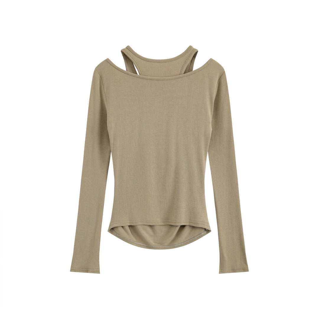 Slim Heavy Weight Fake Layers T-shirt