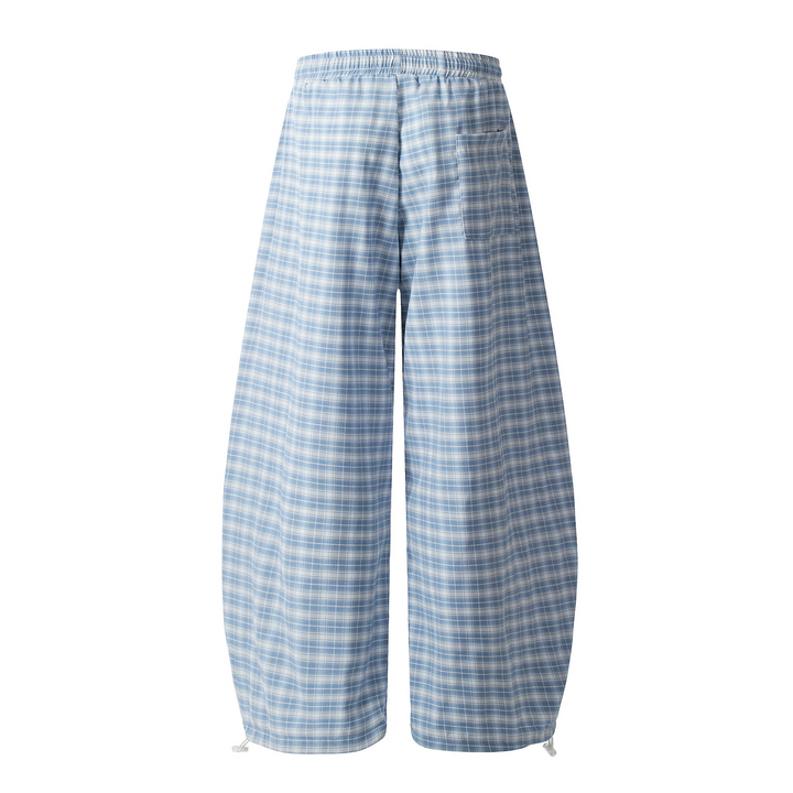 Casual Check Cargo Pants