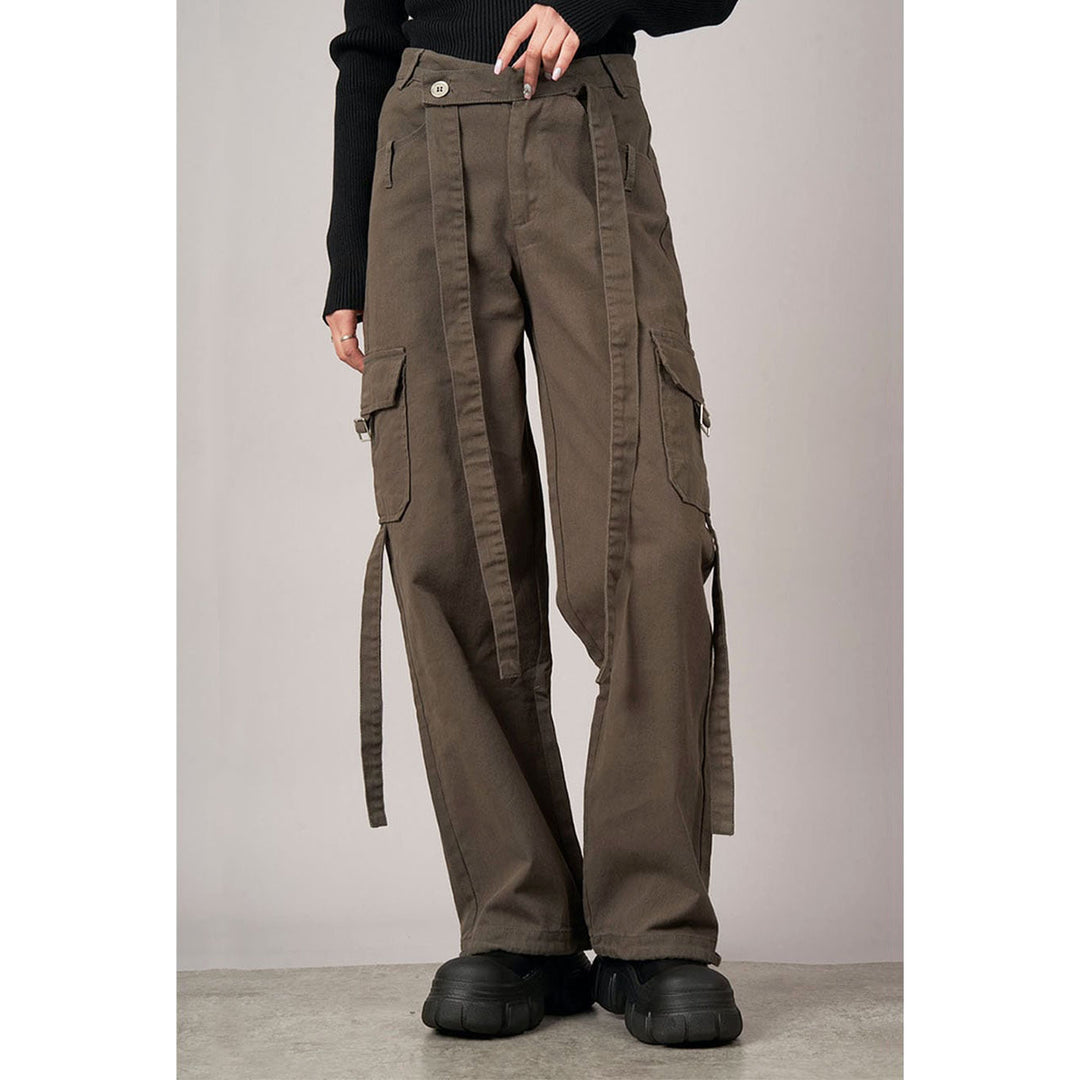 Cross Belt Cargo Pants