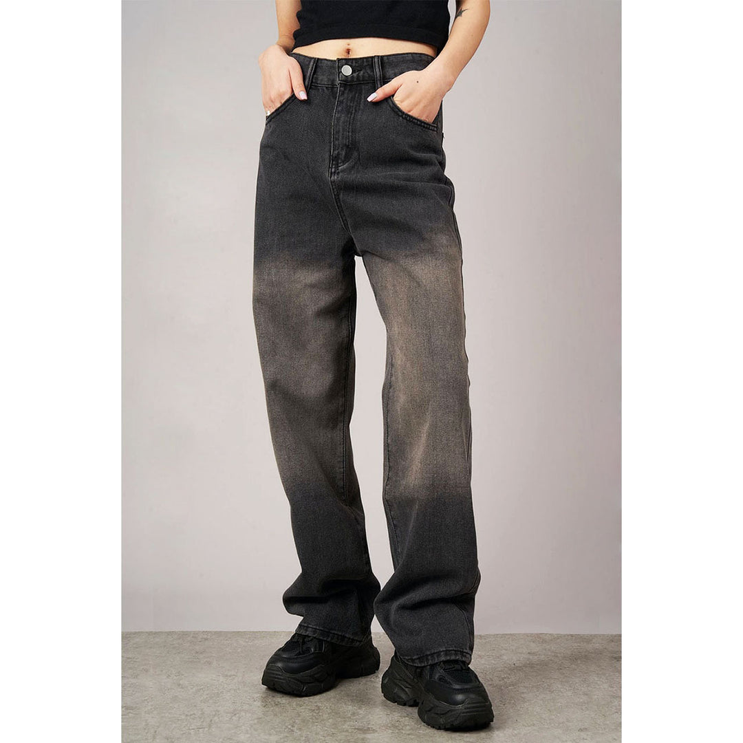 Gradation Black Denim Jeans