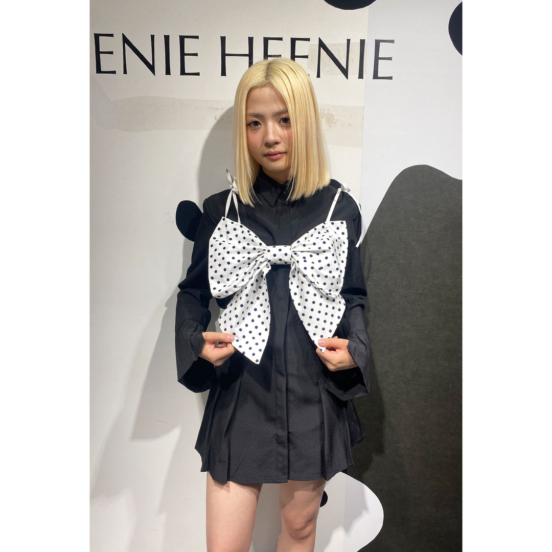Front Ribbon Bustier (Dot)