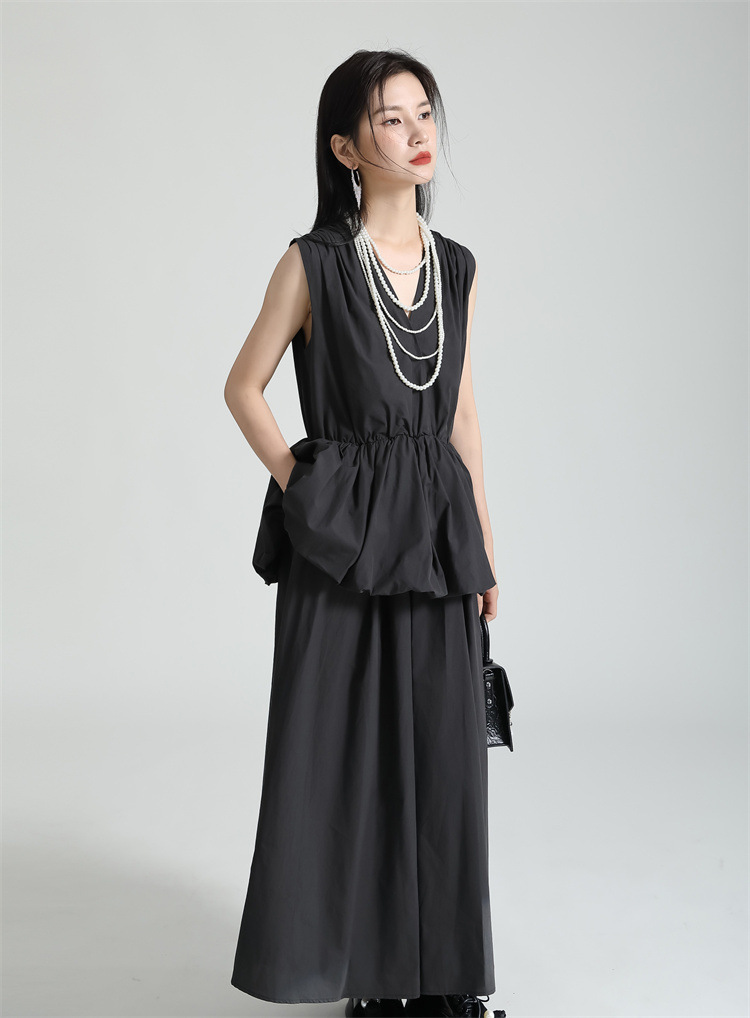 Balloon Tiered Gathered Onepiece