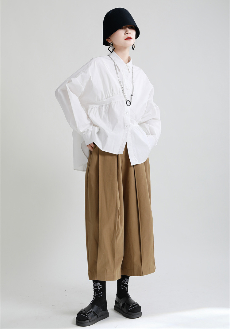 Tuck Wide Pants