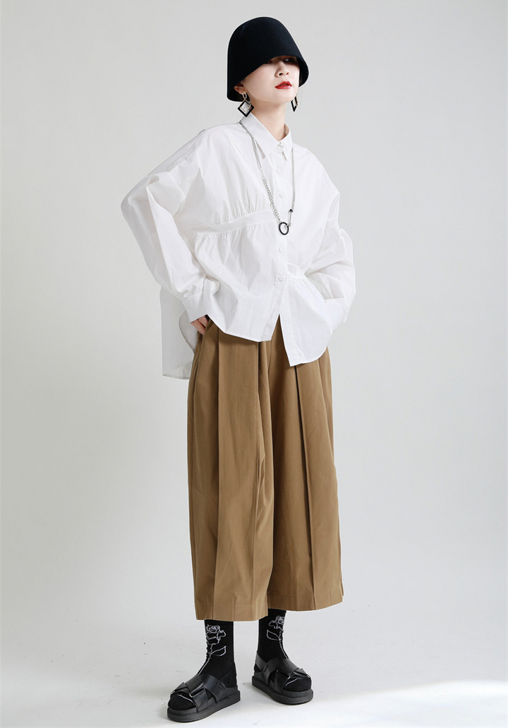 Tuck Wide Pants