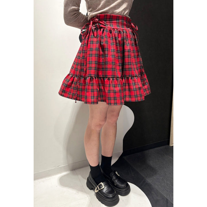 Frill Gathered Short Skirt ¥8,480 / ¥7,980