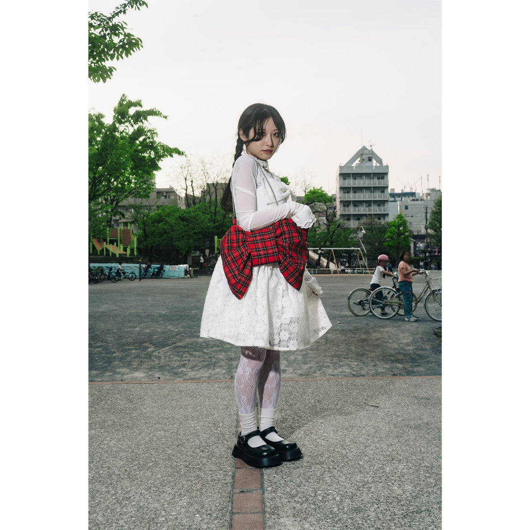 Big Ribbon Chain Shoulder Bag