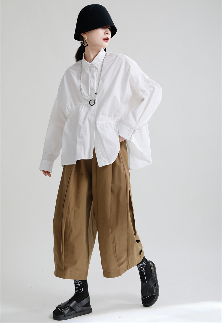 Tuck Wide Pants